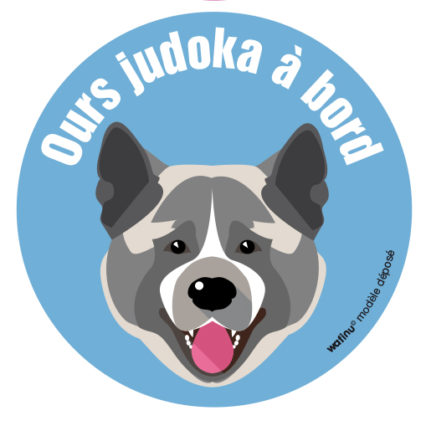 L'Akita américain (autocollant)