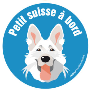 Le berger suisse (autocollant)