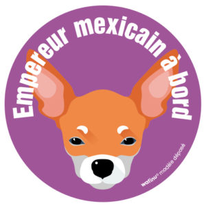 Le chihuahua (autocollant)