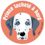 Le dalmatien (autocollant)