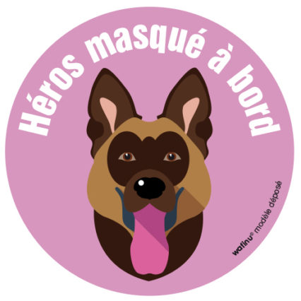 Le Malinois (autocollant)