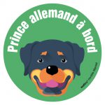 Le Rottweiler (autocollant)