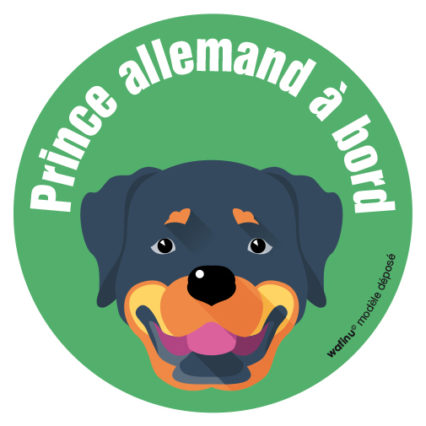 Le Rottweiler (autocollant)