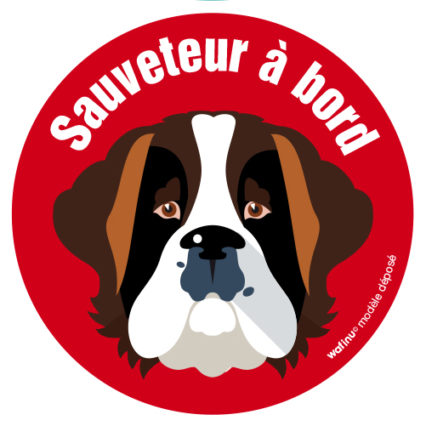 Le Saint Bernard (autocollant)