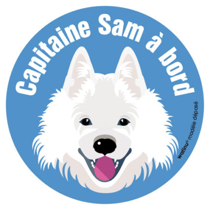 Le Samoyède (autocollant)