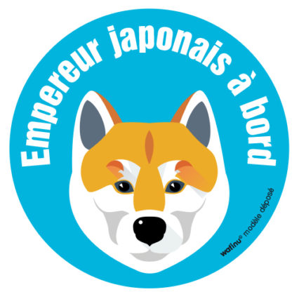 Le shiba inu (autocollant)