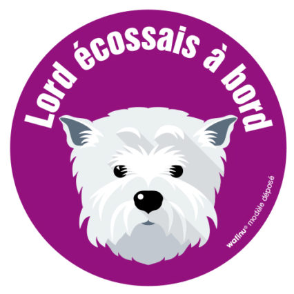 Le Westie (autocollant)