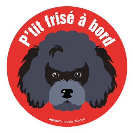 Le caniche (autocollant)