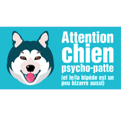 Le malamute d'Alaska (autocollant "psycho patte")