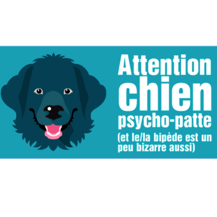 Le Terre Neuve (autocollant "psycho patte")
