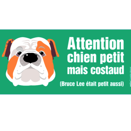 Le bouledogue anglais (autocollant "psycho patte")