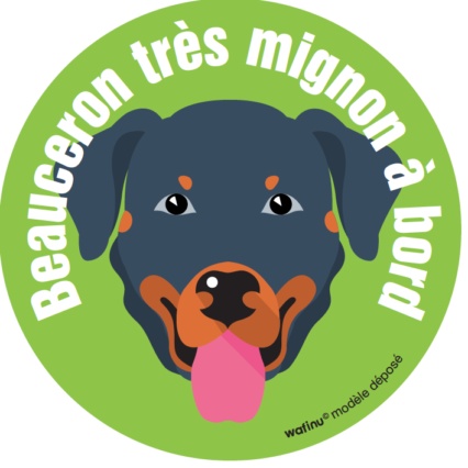 Le beauceron (autocollant)