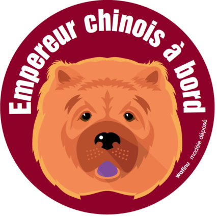 Le chow chow (autocollant)