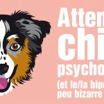 Le Berger Australien merle (autocollant "chien psycho patte")