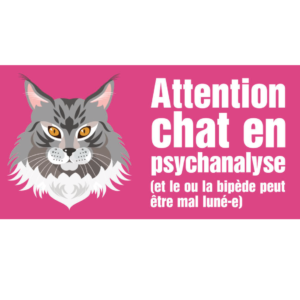 Le chat Maine Coon (autocollant dit "Freud")