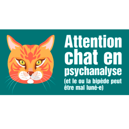 Le chat roux (autocollant dit "Freud")