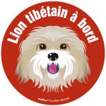 Le Shih Tzu (Autocollant)