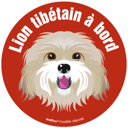 Le Shih Tzu (Autocollant)