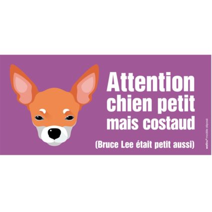 Le chihuahua (autocollant de portail)