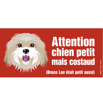 Le Shih Tzu (autocollant de portail)