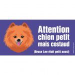 Le spitz (autocollant de portail)