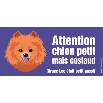 Le spitz (autocollant de portail)
