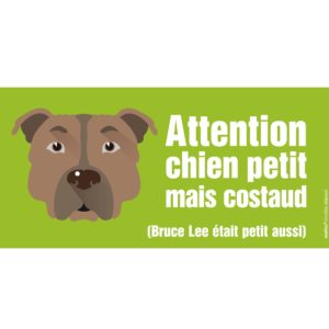 Le staff/staffie (autocollant de portail)