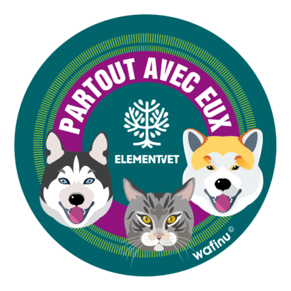 Autocollant solidaire Wafinu-Element Vet